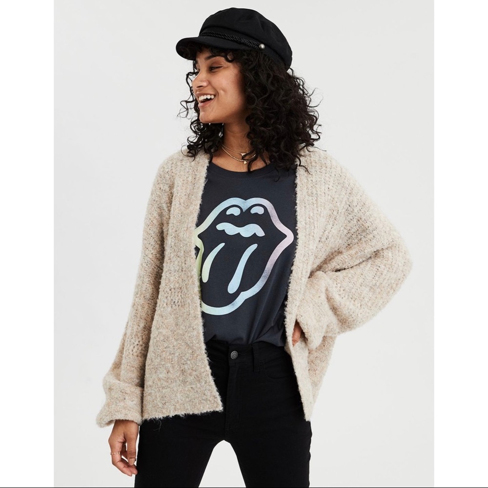 Balloon Sleeve Cardigan